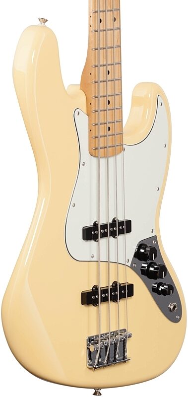 Fender Player Jazz Electric Bass, Maple Fingerboard, Buttercream, Full Left Front