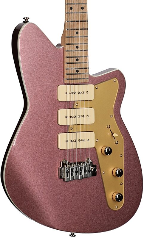 Reverend Ryan Malicsi Signature Electric Guitar, Mulberry Mist, Full Left Front