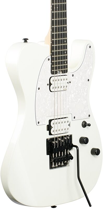 Schecter Sun Valley Super Shredder PTFR Electric Guitar, Metallic White, Full Left Front
