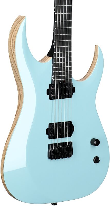 Schecter John Browne Tao-6 Electric Guitar, Azure, Full Left Front