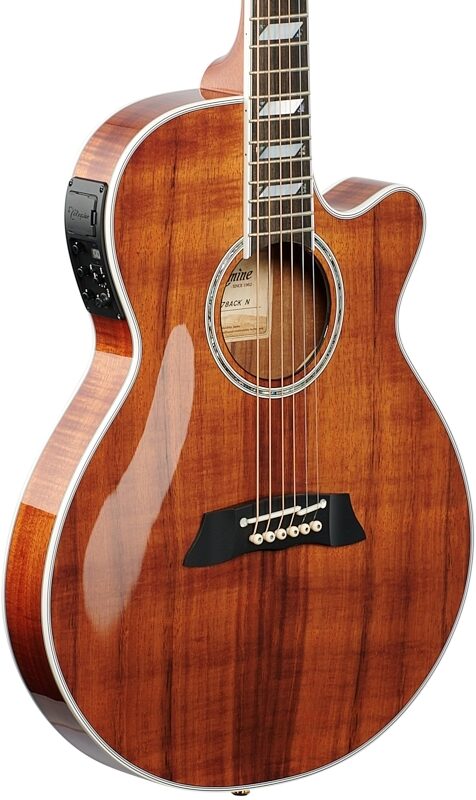Takamine TSP178AC Thinline Acoustic-Electric Guitar (with Gig Bag), Koa, Full Left Front