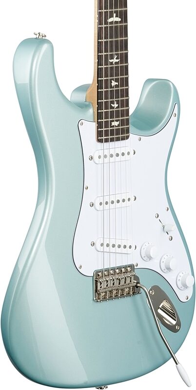 PRS Paul Reed Smith John Mayer Silver Sky Electric Guitar, Rosewood Fretboard (with Gig Bag), Polar Blue, Full Left Front
