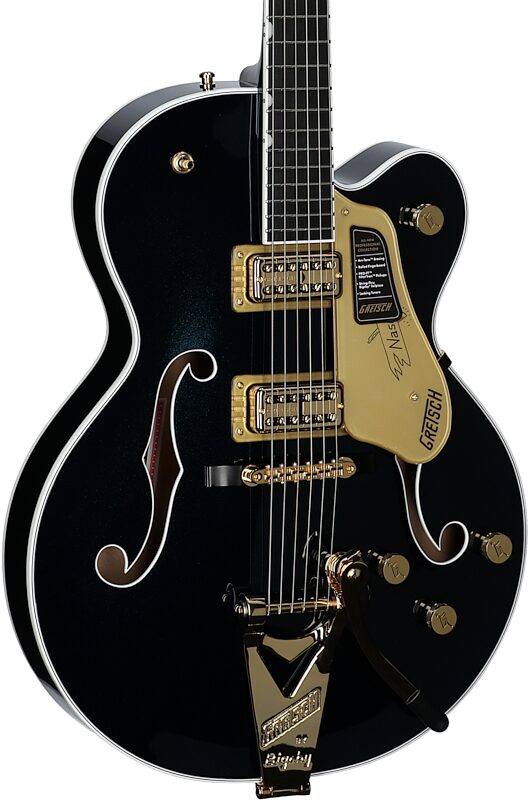 Gretsch Pro Collection Nashville Electric Guitar (with Case), Midnight Sapphire, Full Left Front