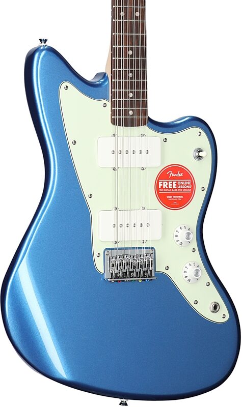 Squier Paranormal Jazzmaster XII Electric Guitar, Lake Placid Blue, Full Left Front