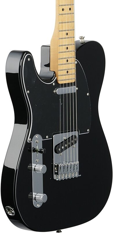 Fender Player Telecaster Electric Guitar, Left-Handed (Maple Fingerboard), Black, Full Left Front