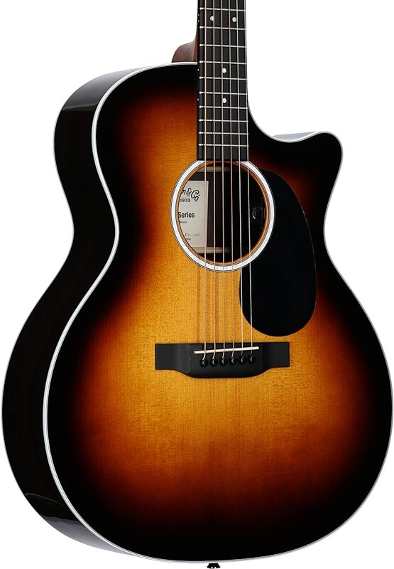 Martin GPC-13E Grand Performance Acoustic-Electric Guitar (with Soft Case), Burst, Full Left Front