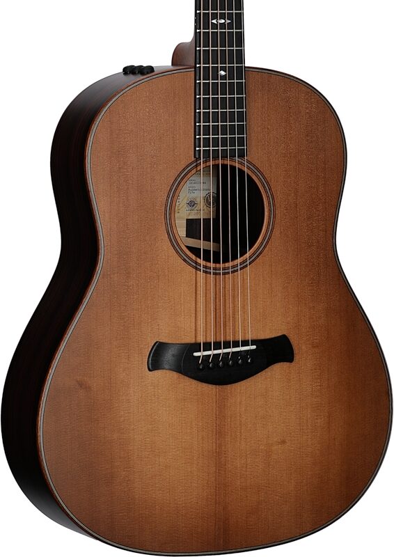 Taylor 717e Builder's Edition Grand Pacific Acoustic-Electric Guitar (with Case), Wild Honey Burst, Full Left Front