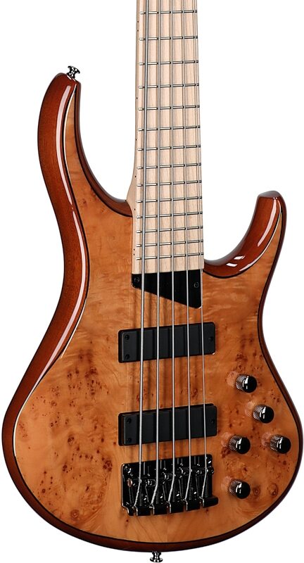 MTD Kingston Z5MP Electric Bass, 5-String (with Maple Fingerboard), Natural Gloss, Full Left Front