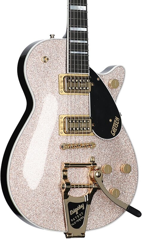 Gretsch G6229TG Limited Edition Sparkle Jet (with Case), Champagne Sparkle, Full Left Front