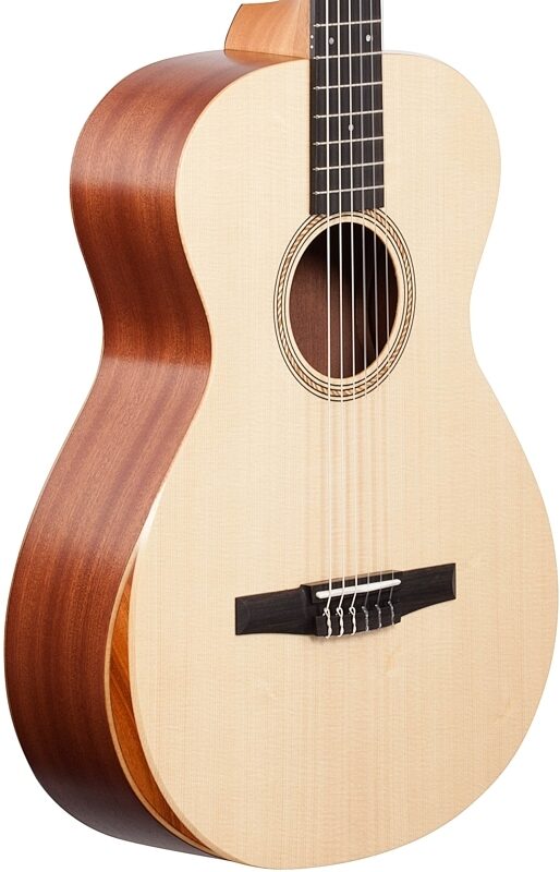 Taylor A12N Academy Series Grand Concert Classical Acoustic Guitar (with Gig Bag), New, Full Left Front