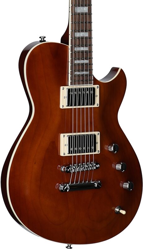 Reverend Roundhouse Electric Guitar, Violin Brown, Full Left Front
