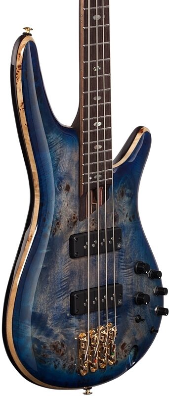 Ibanez SR2600 Premium Electric Bass (with Gig Bag), Cerulean Blue, Full Left Front