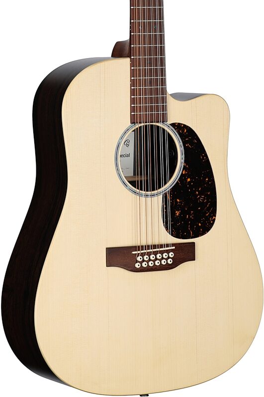Martin DC-X2E Brazilian Acoustic-Electric Guitar, 12-String (with Soft Case), New, Full Left Front