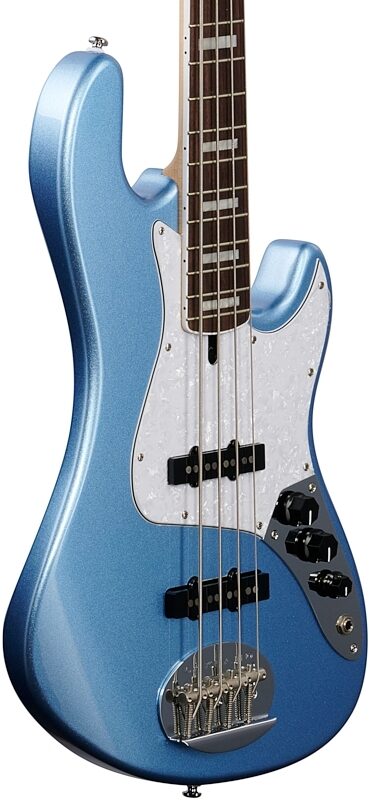 Lakland Skyline Darryl Jones 4 Bass Guitar, Lake Placid Blue, Full Left Front