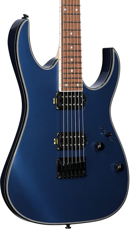 Ibanez RG421EX Electric Guitar, Prussian Blue Metallic, Blemished, Full Left Front