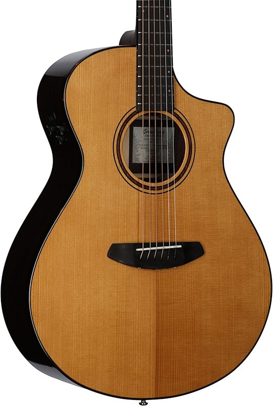 Breedlove Organic Pro Performer Pro Concert CE Rosewood Acoustic-Electric Guitar (with Case), New, Full Left Front