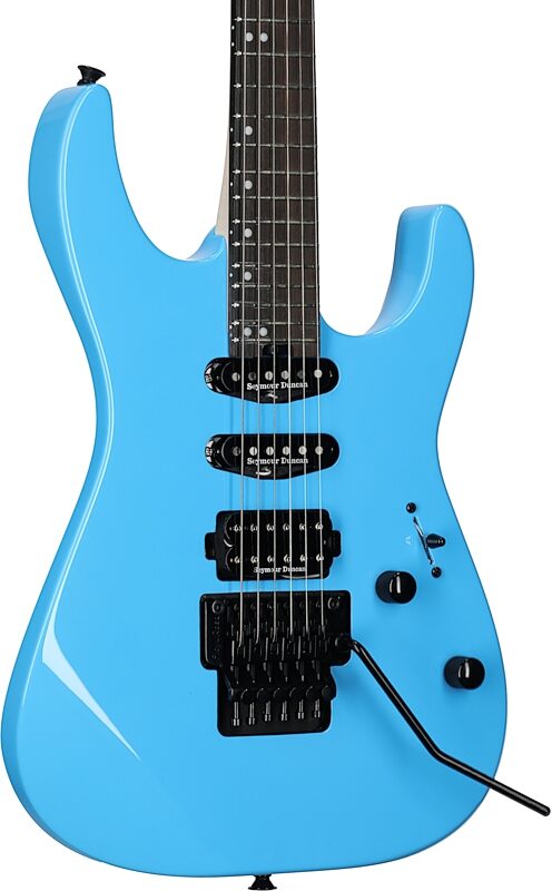 Charvel Pro-Mod DK24 HSS FR E Electric Guitar, Infinity Blur, Full Left Front