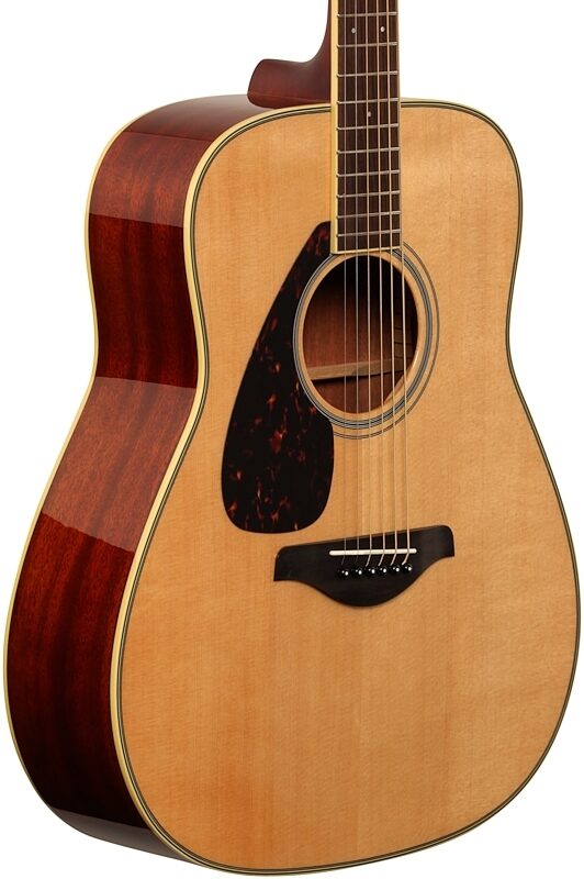 Yamaha FG820L Folk Acoustic Guitar, Left-Handed, New, Full Left Front