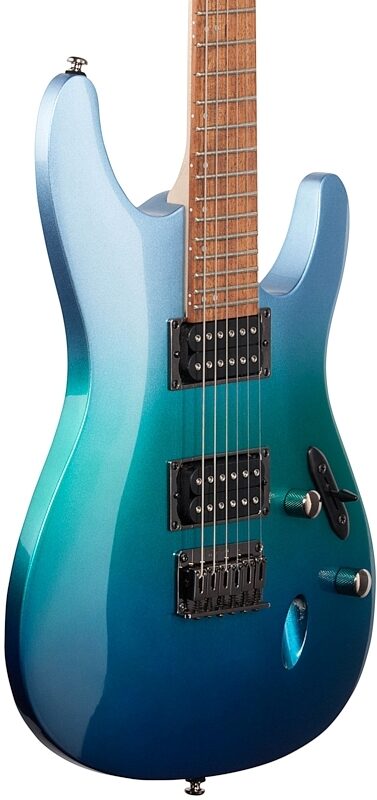 Ibanez S521 Electric Guitar, Ocean Fade Metallic, Full Left Front