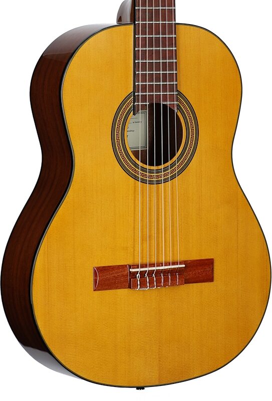 Epiphone E-1 PRO-1 Classic Nylon-String Classical Acoustic Guitar, Antique Natural, Full Left Front