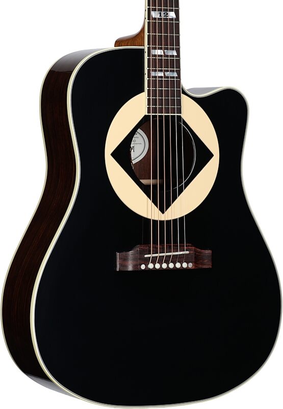 Gibson Jerry Cantrell Atone Songwriter Acoustic-Electric Guitar (with Case), Ebony, Full Left Front