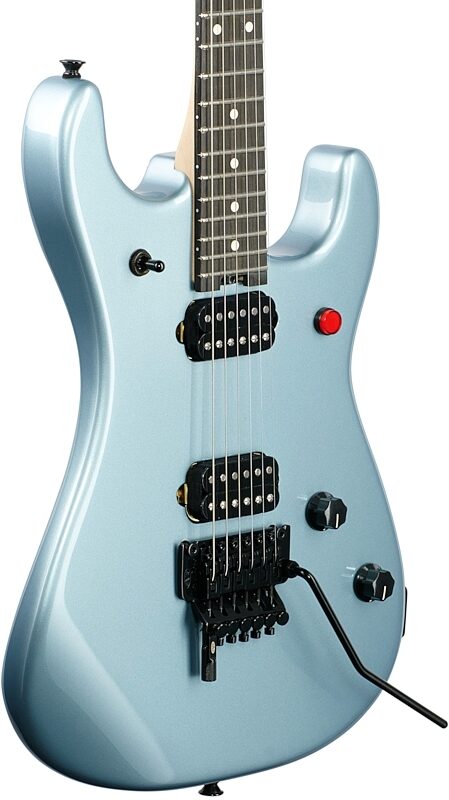 EVH Eddie Van Halen 5150 Series Standard Electric Guitar, Ice Blue Metallic, with Ebony Fingerboard, Full Left Front