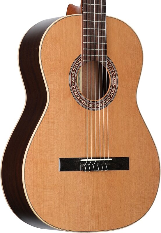 Ortega R190 Classical Acoustic Guitar (with Gig Bag), Blemished, Full Left Front