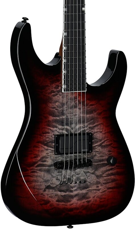 ESP LTD Josh Middleton JM-1 Electric Guitar (with Case), Deep Blood Moon, Full Left Front