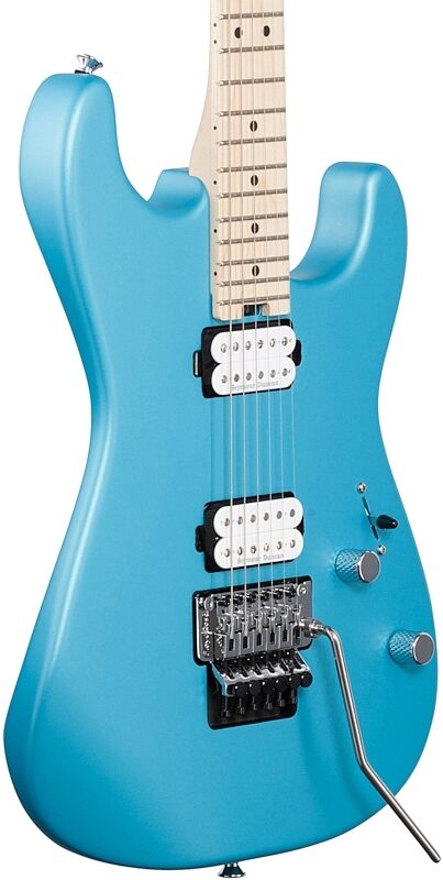 Charvel Pro-Mod San Dimas Style 1 HH FR Electric Guitar, Blue Frost, USED, Blemished, Full Left Front