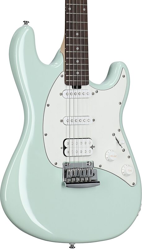 Sterling by Music Man Cutlass CT30HSS Electric Guitar, Mint Green, Scratch and Dent, Full Left Front