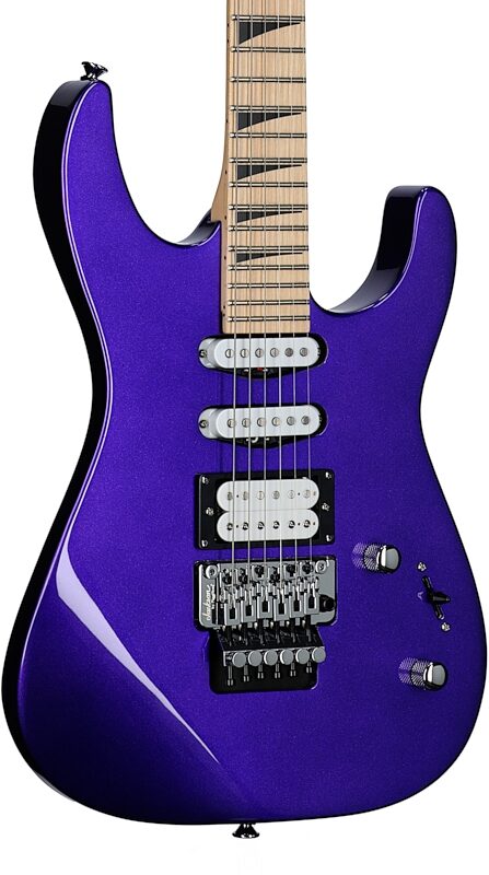 Jackson X Series DK3XR M HSS Electric Guitar, Deep Purple Metallic, Full Left Front