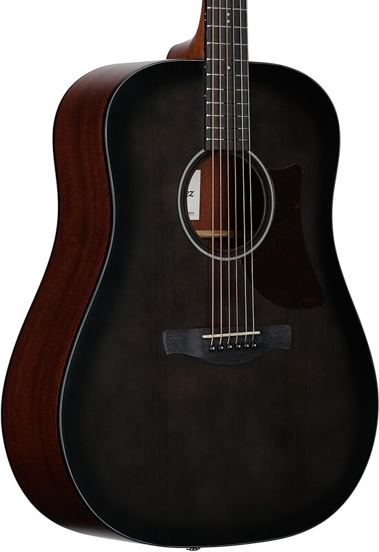 Ibanez AAD50 Artwood Advanced Acoustic Guitar, Transparent Charcoal, Full Left Front