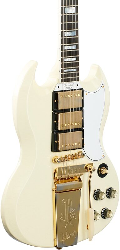 Gibson Custom 1963 Les Paul Custom Murphy Lab Ultra Light Aged Electric Guitar (with Case), New, Full Left Front