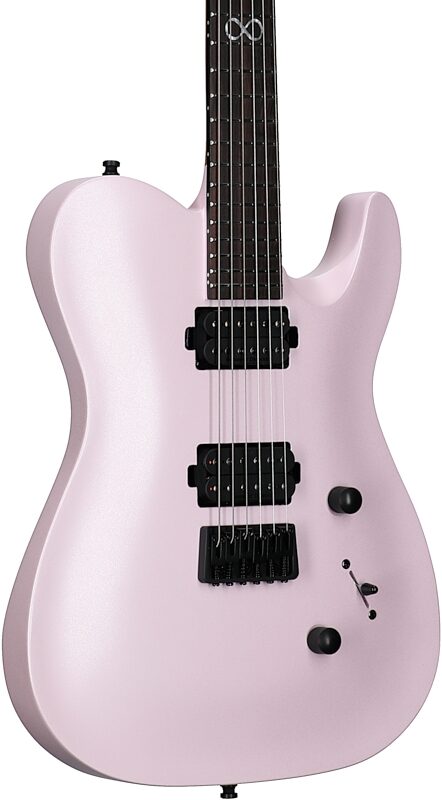 Chapman ML3 Pro Modern Electric Guitar, Coral Pink Satin Metallic, Full Left Front