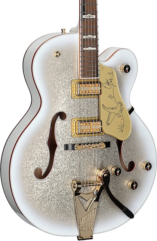 Gretsch Limited Edition G6136TGOR Orville Peck Falcon Electric Guitar, Oro Spark, Full Left Front