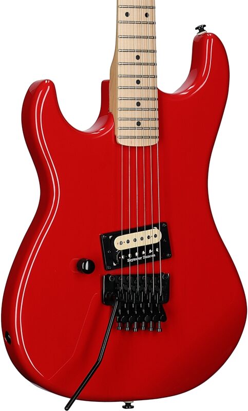 Kramer Baretta Original Series Electric Guitar, Left-Handed, Jumper Red, Full Left Front