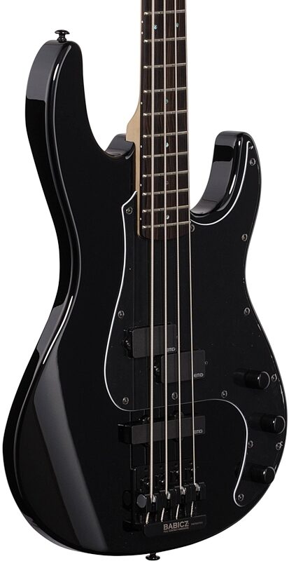 ESP LTD AP-4 Electric Bass, Black, Full Left Front