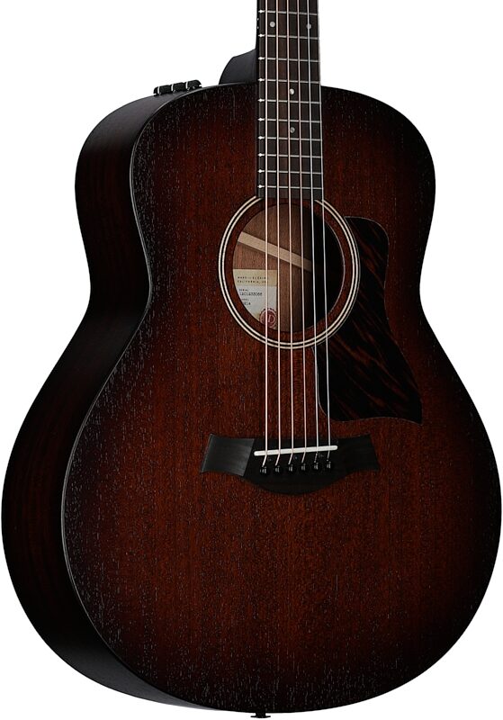 Taylor AD21e Acoustic-Electric Guitar (with AeroCase), Tobacco Sunburst, with Aerocase, Full Left Front
