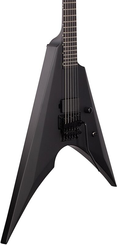 ESP LTD Arrow Black Metal Electric Guitar, New, Full Left Front