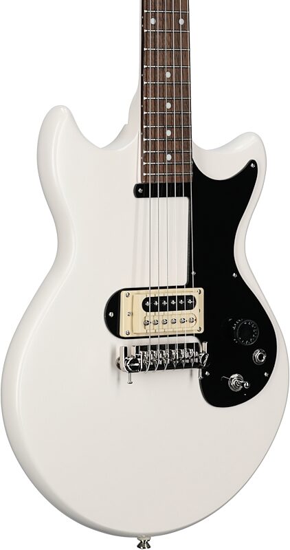 Epiphone Joan Jett Olympic Special Electric Guitar (with Gig Bag), Worn White, Full Left Front