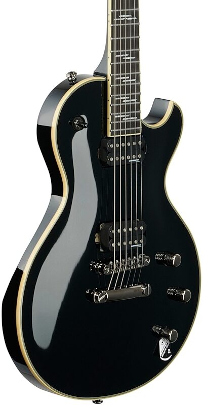 Schecter Solo-II Blackjack Electric Guitar, Gloss Black, Blemished, Full Left Front