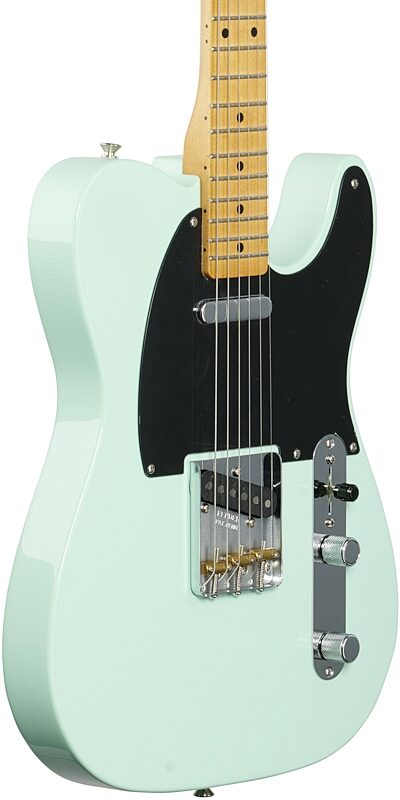 Fender Vintera '50s Telecaster Modified Electric Guitar, Maple Fingerboard (with Gig Bag), Surf Green, Full Left Front