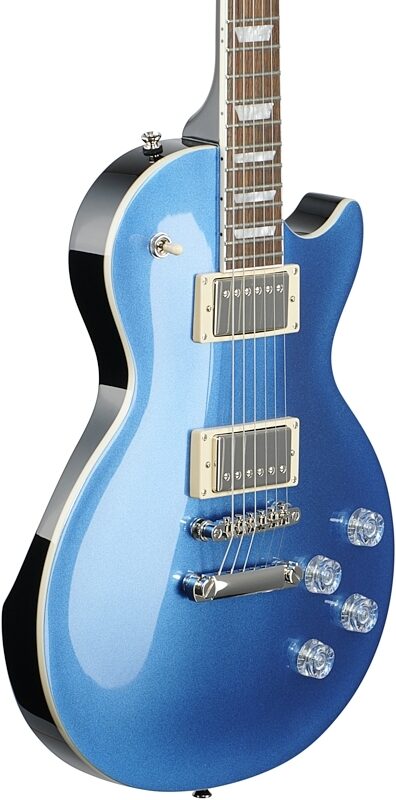 Epiphone Les Paul Muse Electric Guitar, Radio Blue Metallic, Full Left Front