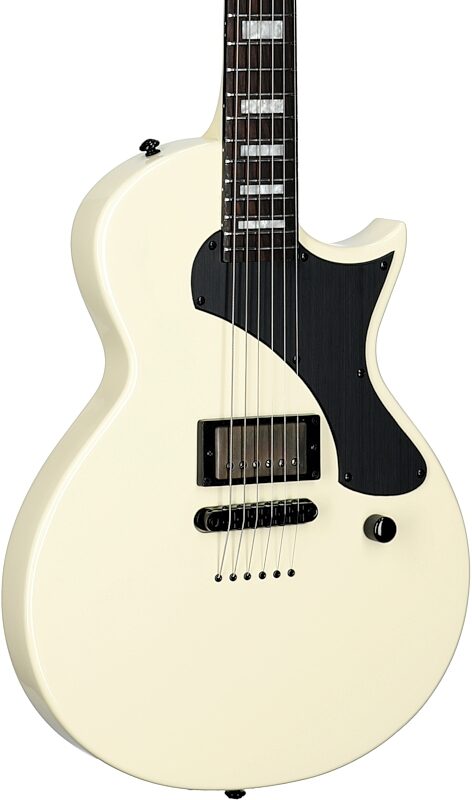 ESP LTD Deluxe EC-01FT Electric Guitar, Olympic White, Full Left Front