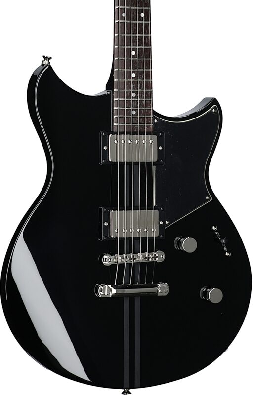 Yamaha Revstar Element RSE20 Electric Guitar, Black, Full Left Front