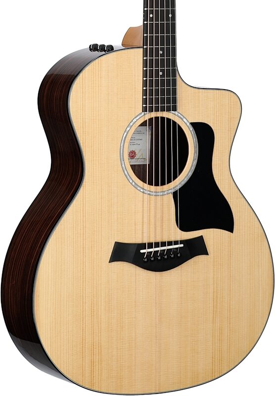 Taylor 214ce-v2 Plus Grand Auditorium Acoustic-Electric Guitar (with Aerocase), New, Full Left Front