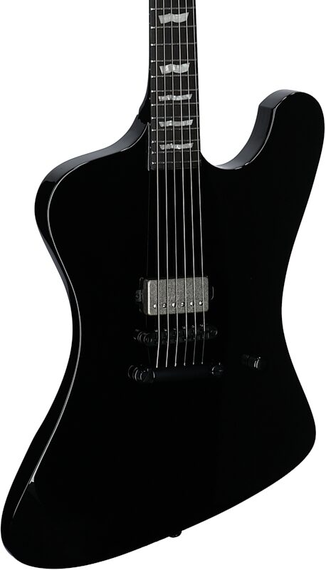ESP LTD Phoenix-201 Electric Guitar, Black, Full Left Front