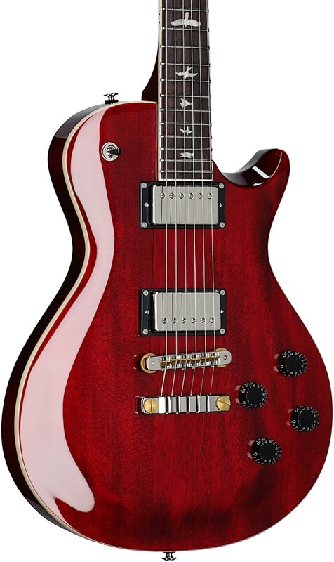 PRS Paul Reed Smith SE McCarty 594 Singlecut Electric Guitar (with Gig Bag), Vintage Cherry, Full Left Front