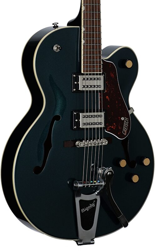 Gretsch G2420T Streamliner HB Electric Guitar with Bigsby Tremolo, Midnight Sapphire, USED, Blemished, Full Left Front