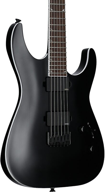 Jackson X Series Soloist SLA6 DX Baritone Electric Guitar, Satin Black, Full Left Front